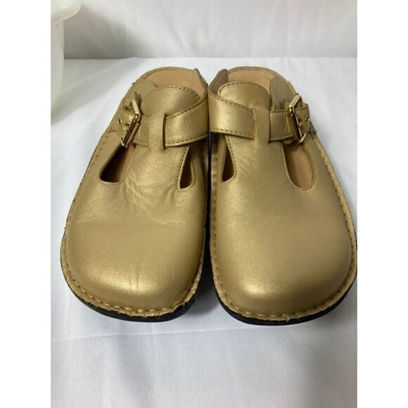 Alegria Gold Mules - Picture 1 of 10
